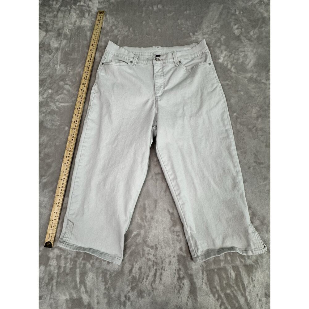 Gloria Vanderbilt Jeans, Women's Size 10P Petite, Grey Tan,‎ Amanda, Capri